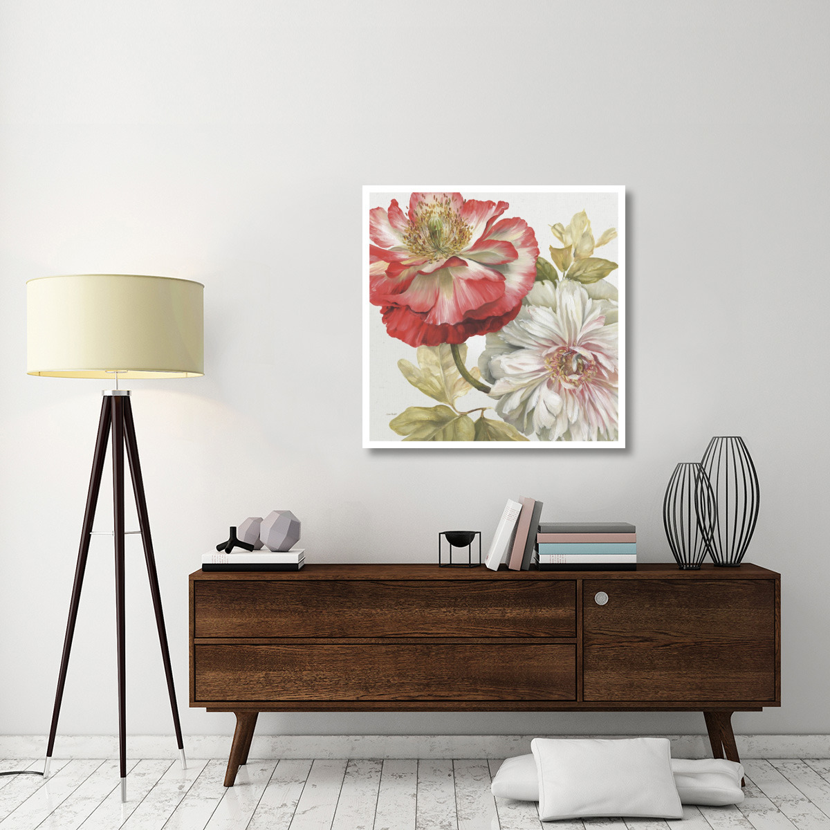 Romantic Afternoon Light Square I -Paper Art-38&quotx38"