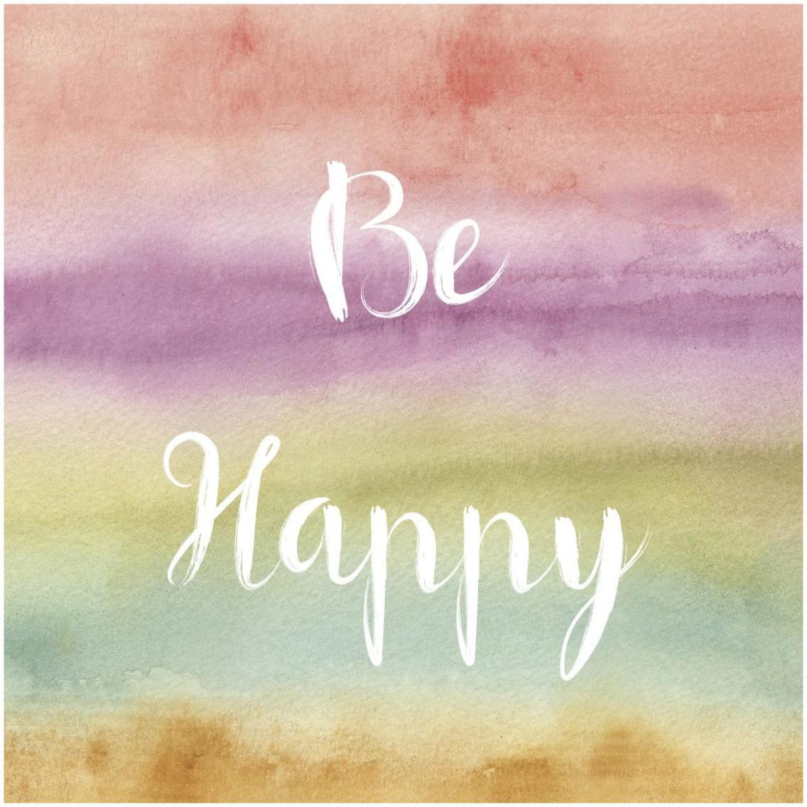 Rainbow Seeds Painted Pattern XIV Happy -Paper Art-32&quotx32"