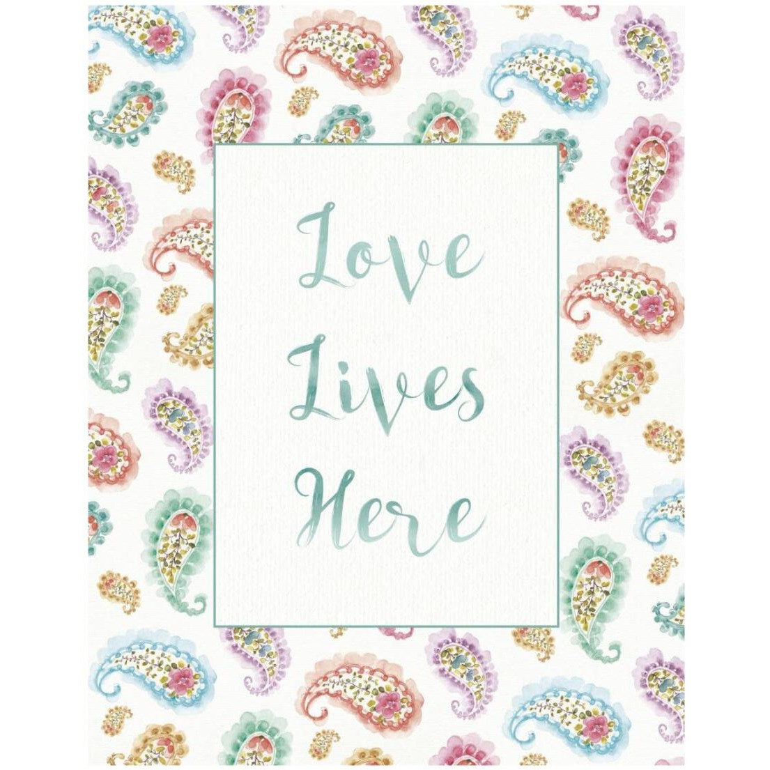Rainbow Seeds Love Lives -Paper Art-18&quotx22"