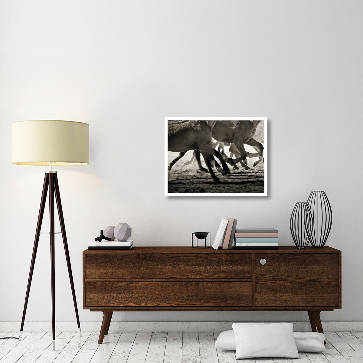 Off to the Races Crop -Paper Art-34&quotx26"
