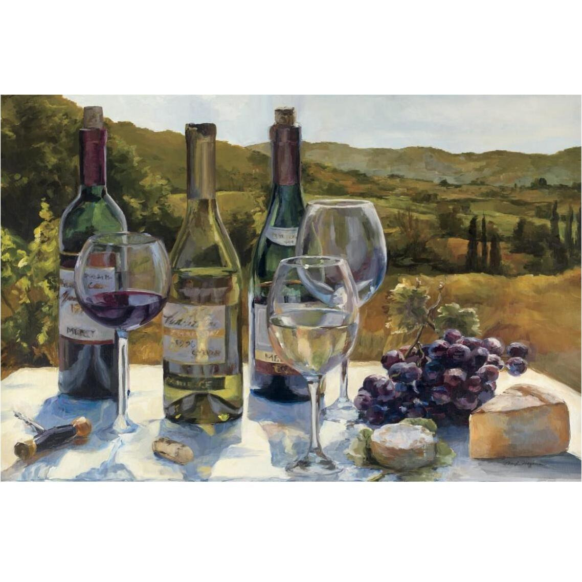 A Wine Tasting -Paper Art-38&quotx26"