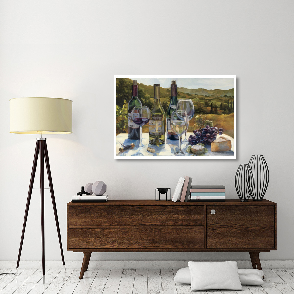 A Wine Tasting -Paper Art-50&quotx34"