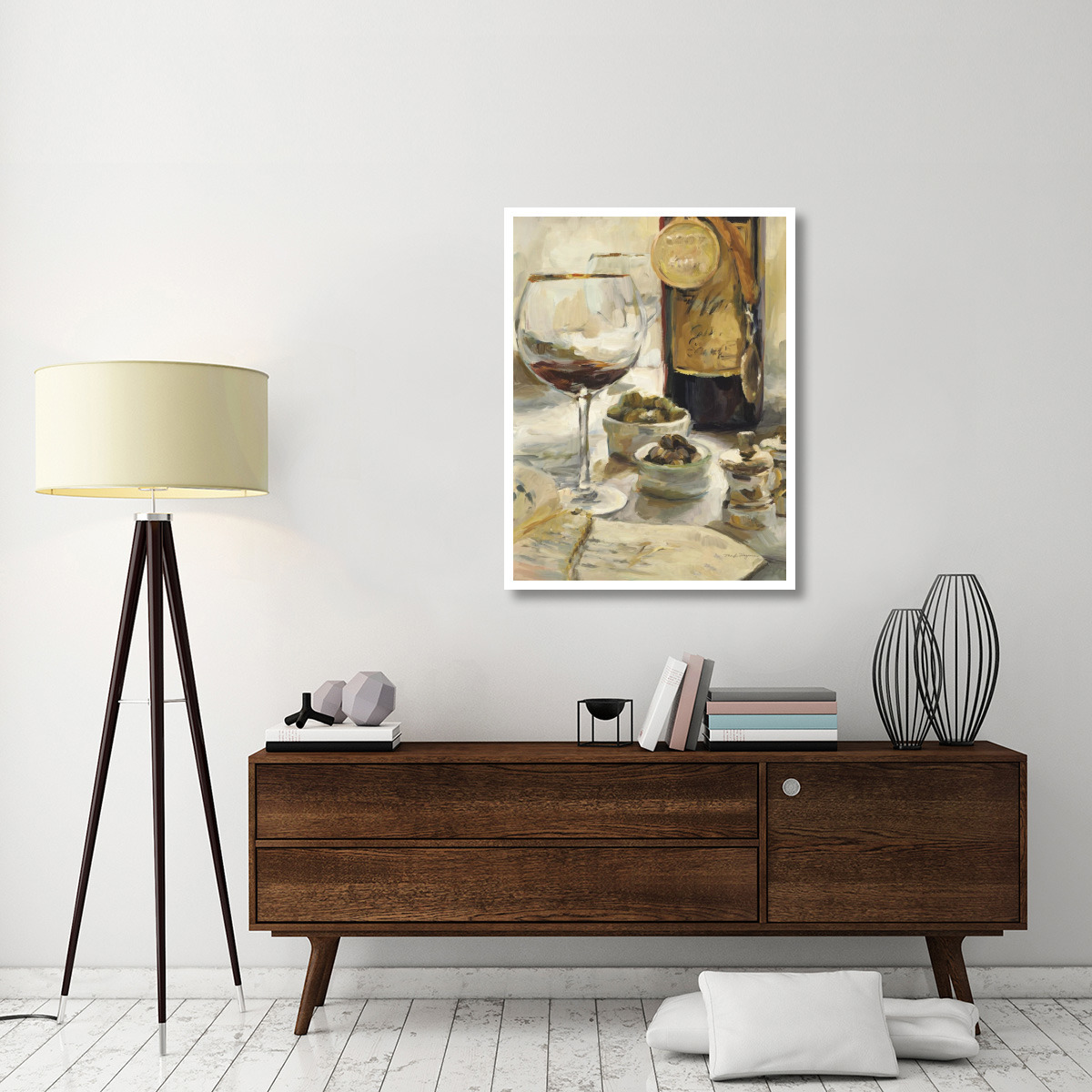 Award Winning Wine I -Paper Art-32&quotx42"