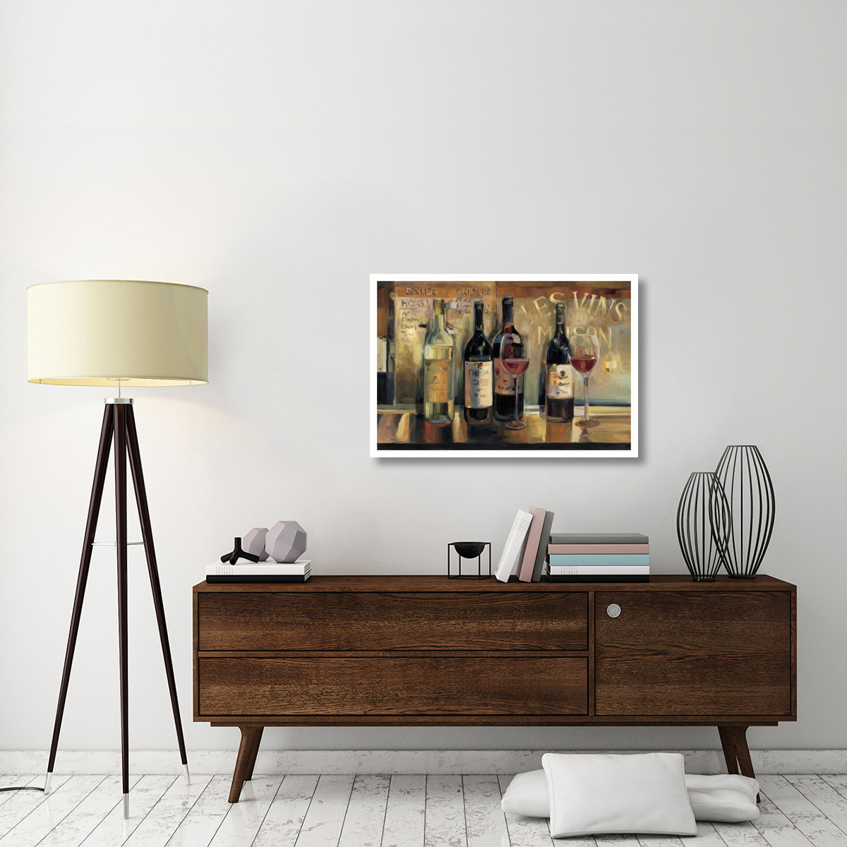 Les Vins Maison Crop -Paper Art-38&quotx26"