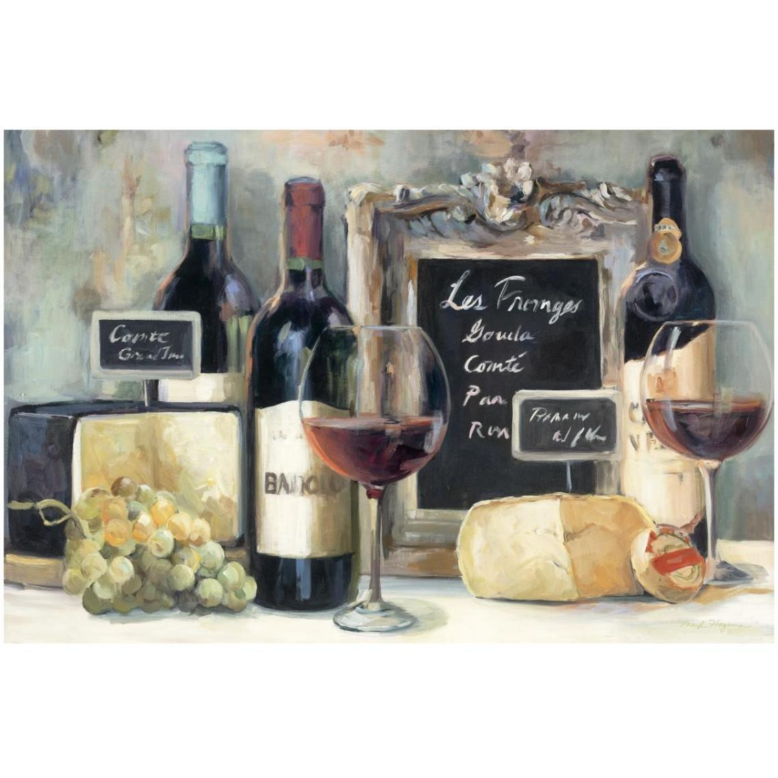 Les Fromages Crop -Paper Art-32&quotx22"