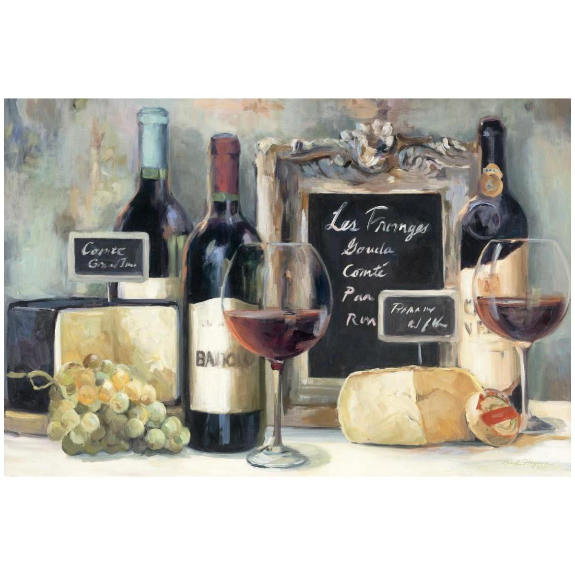 Les Fromages Crop -Paper Art-50&quotx34"