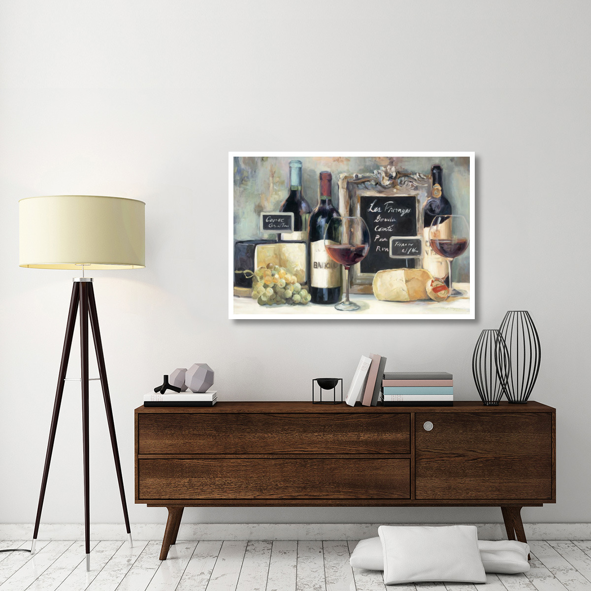 Les Fromages Crop -Paper Art-50&quotx34"
