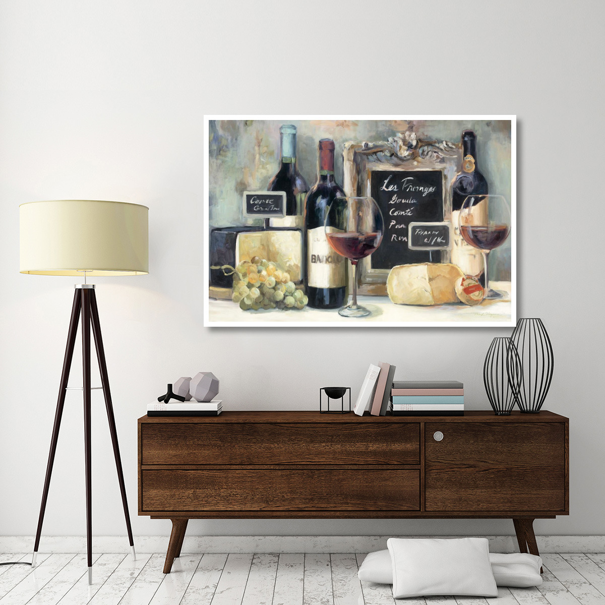 Les Fromages Crop -Paper Art-62&quotx42"
