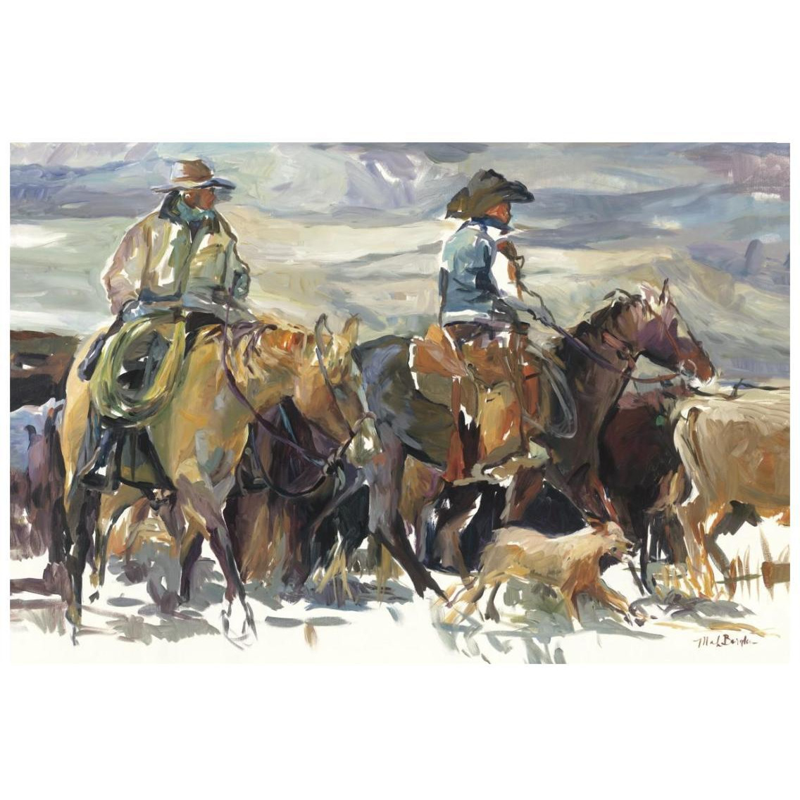The Roundup -Paper Art-26&quotx18"