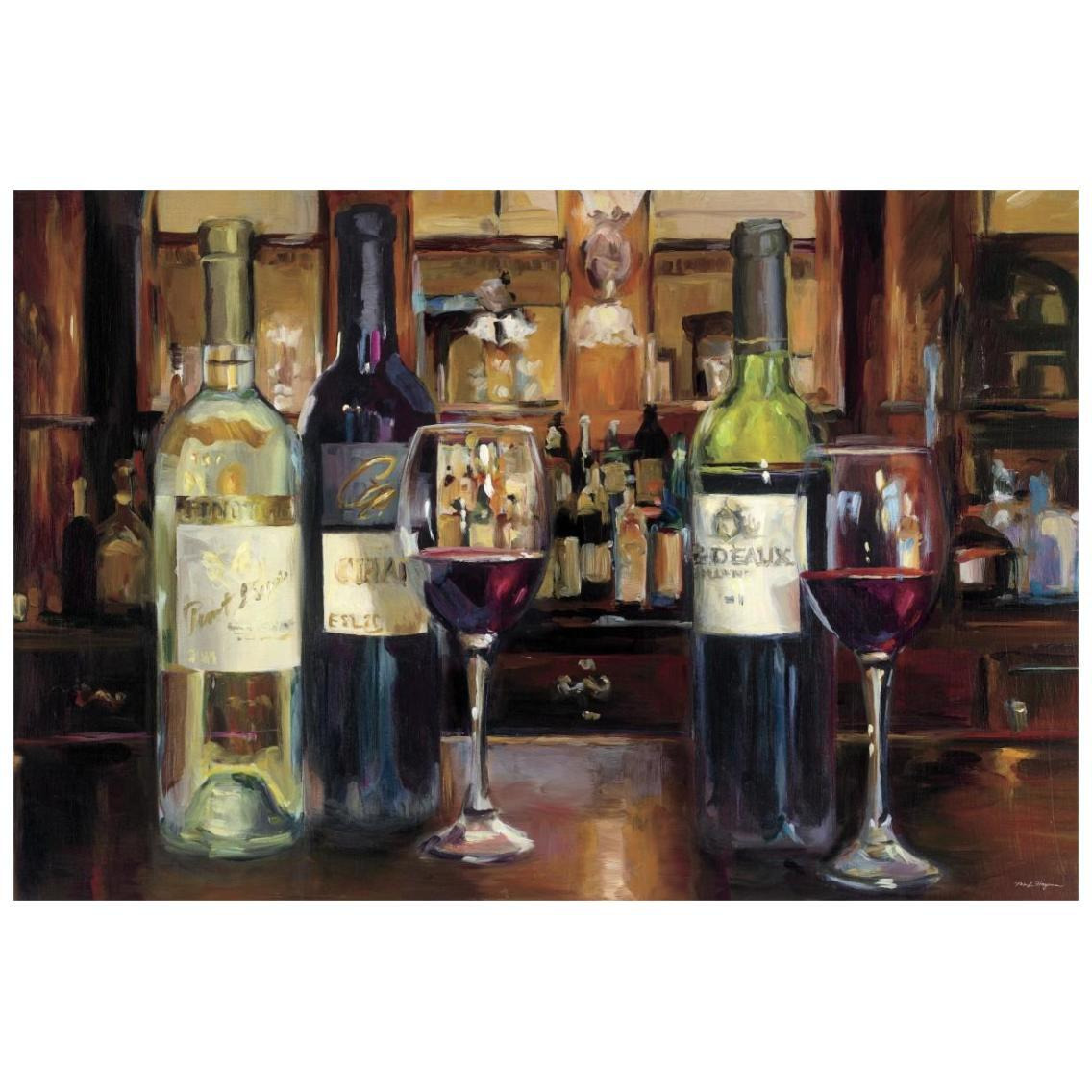 A Reflection of Wine -Paper Art-26&quotx18"