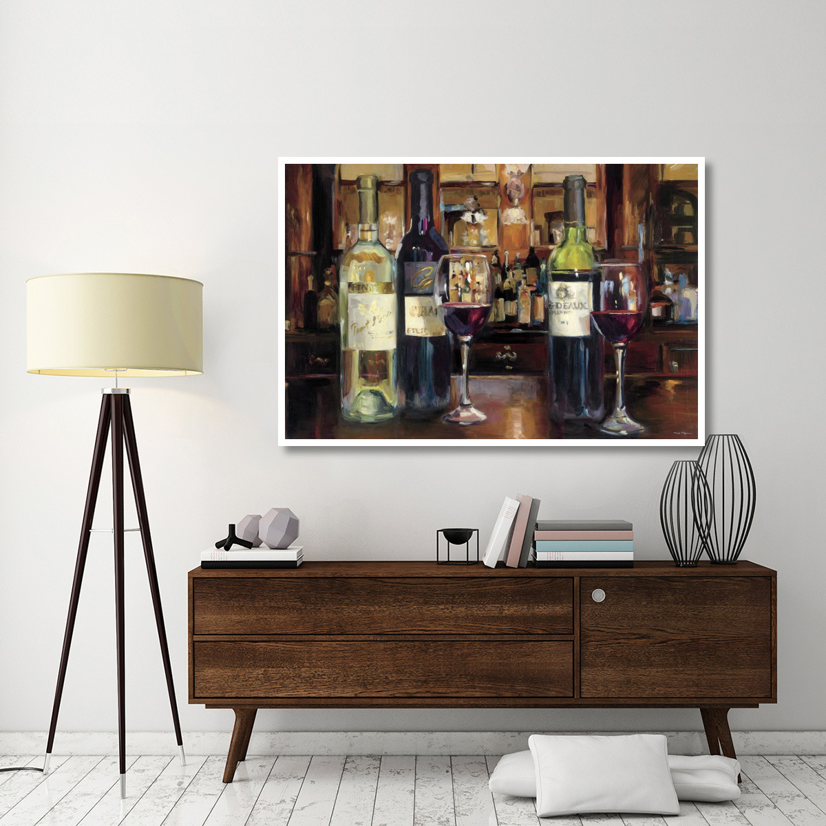 A Reflection of Wine -Paper Art-62&quotx42"