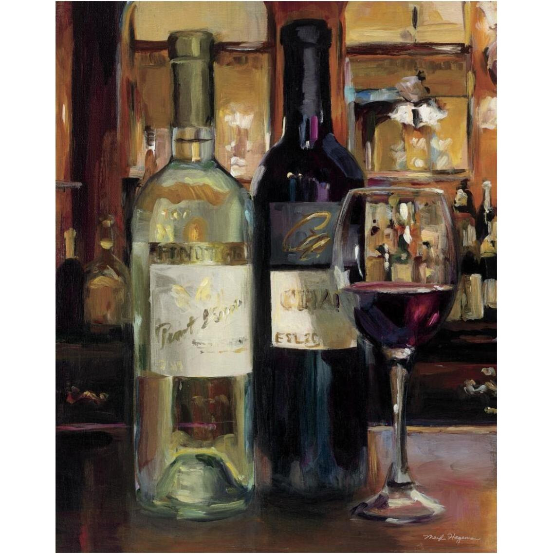 A Reflection of Wine II -Paper Art-30&quotx37"