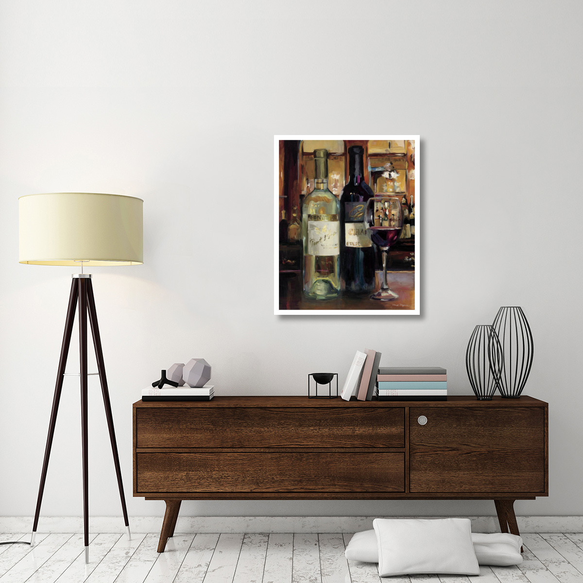 A Reflection of Wine II -Paper Art-30&quotx37"