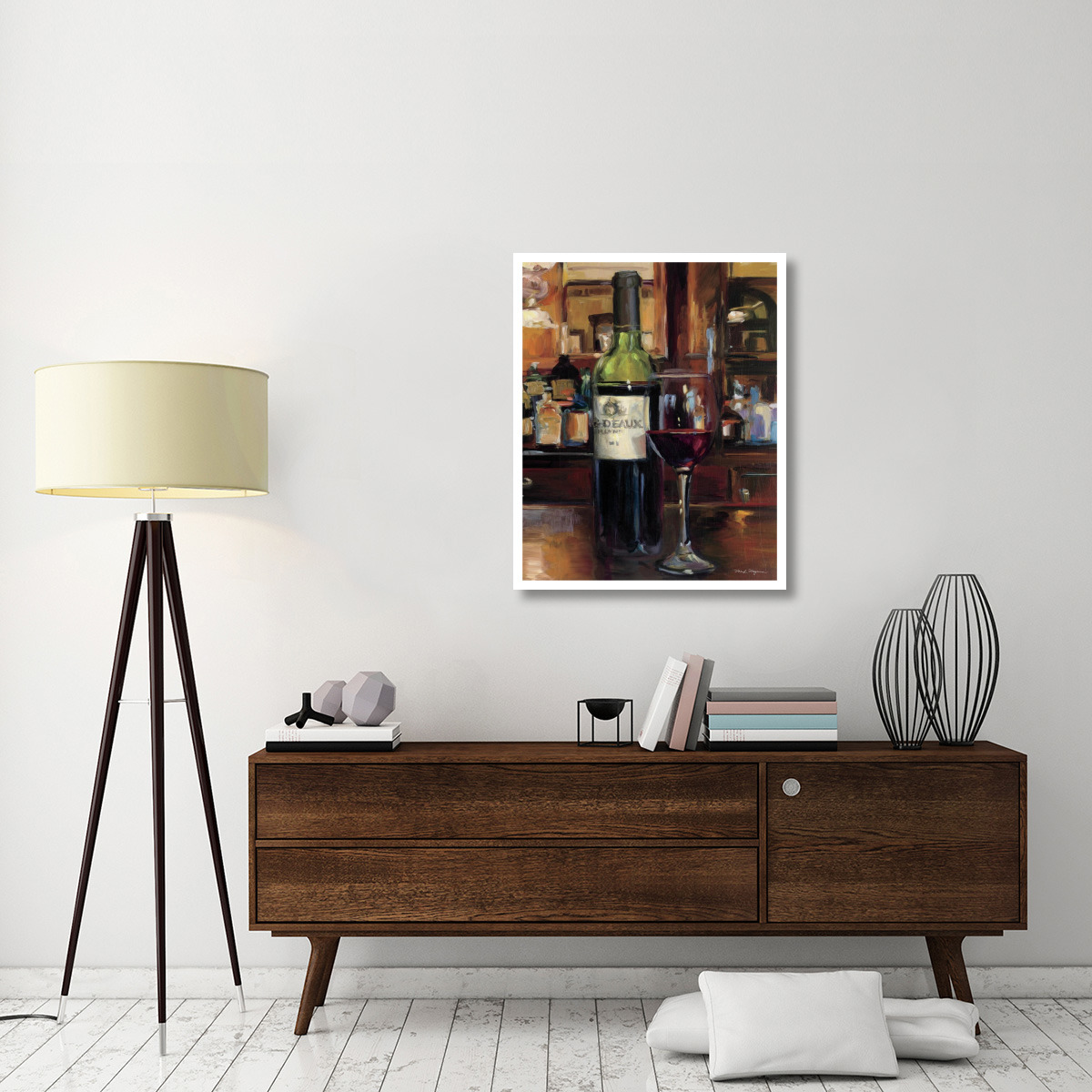 A Reflection of Wine III -Paper Art-30&quotx37"