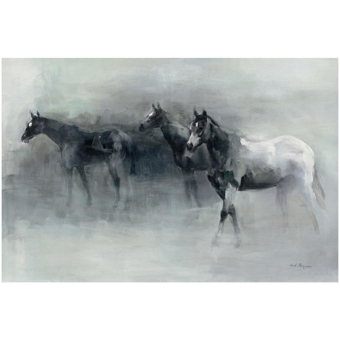 In the Mist -Paper Art-32&quotx22"