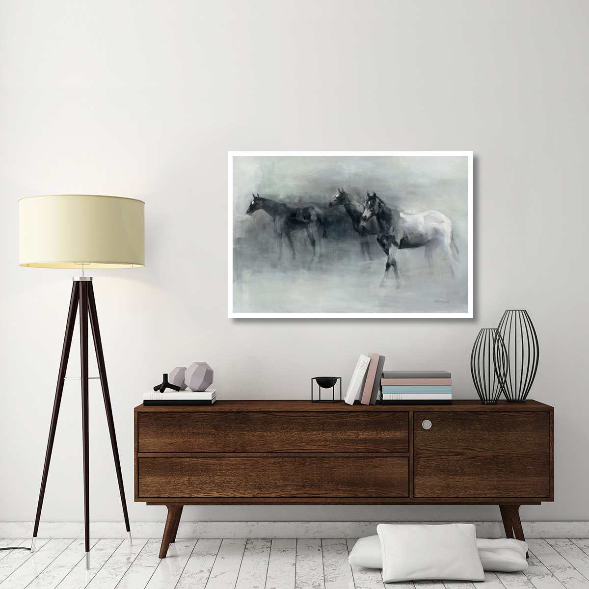 In the Mist -Paper Art-50&quotx34"