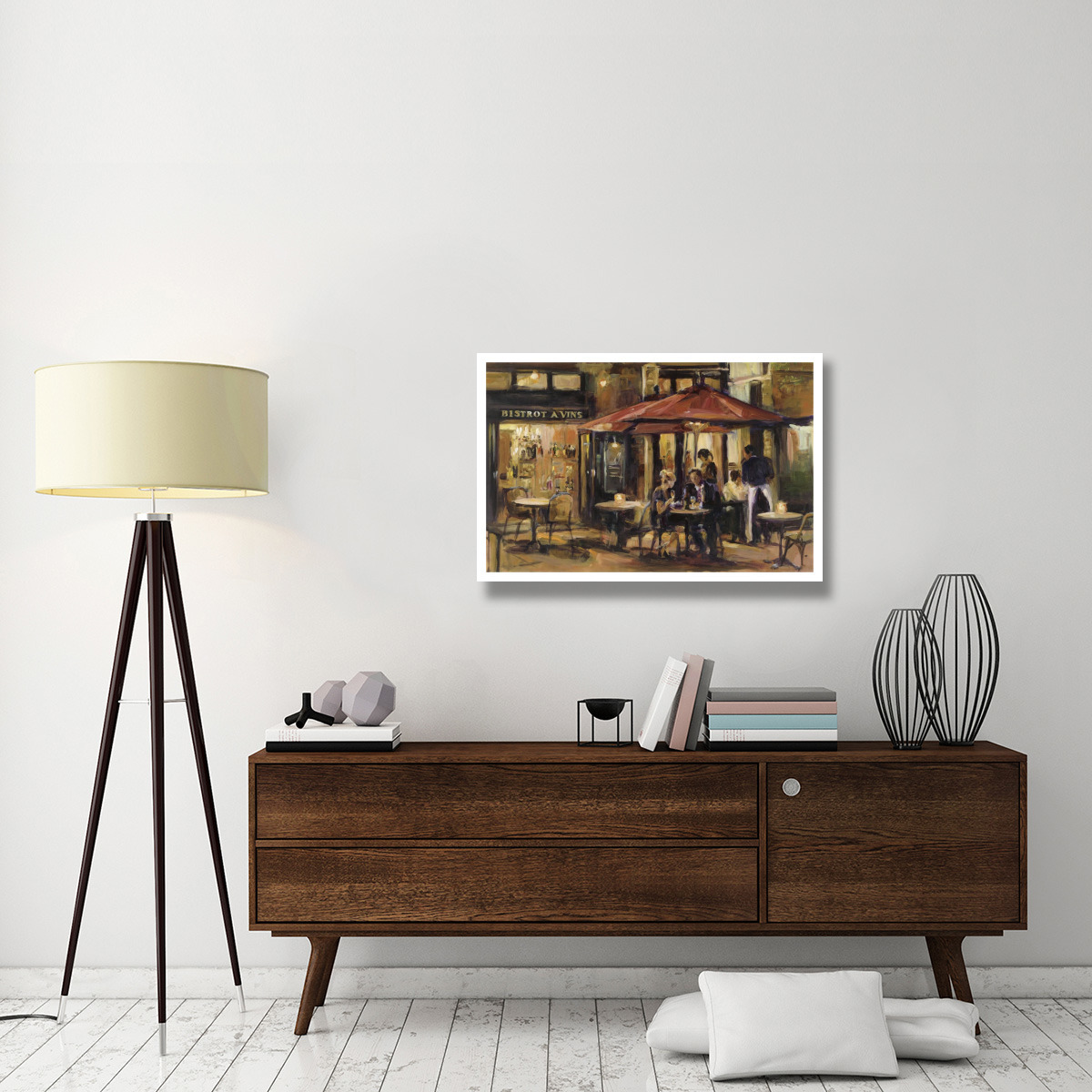 Bistrot A Vins Warm Crop -Paper Art-38&quotx26"