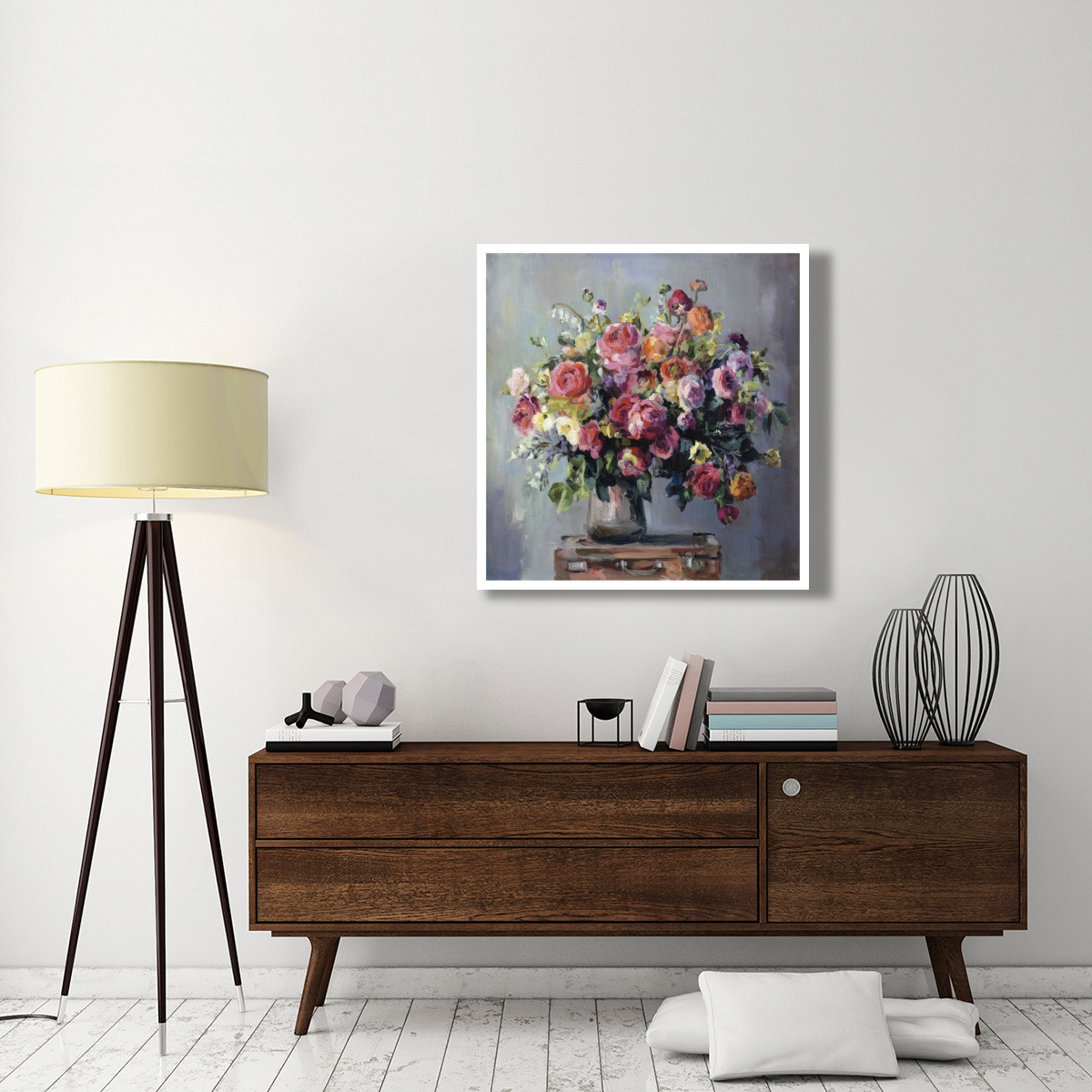 Abundant Bouquet -Paper Art-38&quotx38"