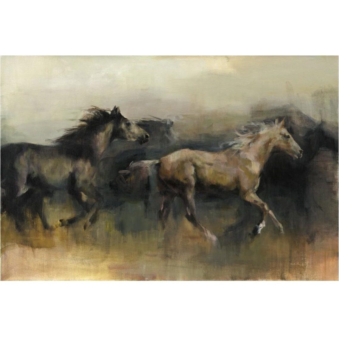Roaming the West -Paper Art-38&quotx26"