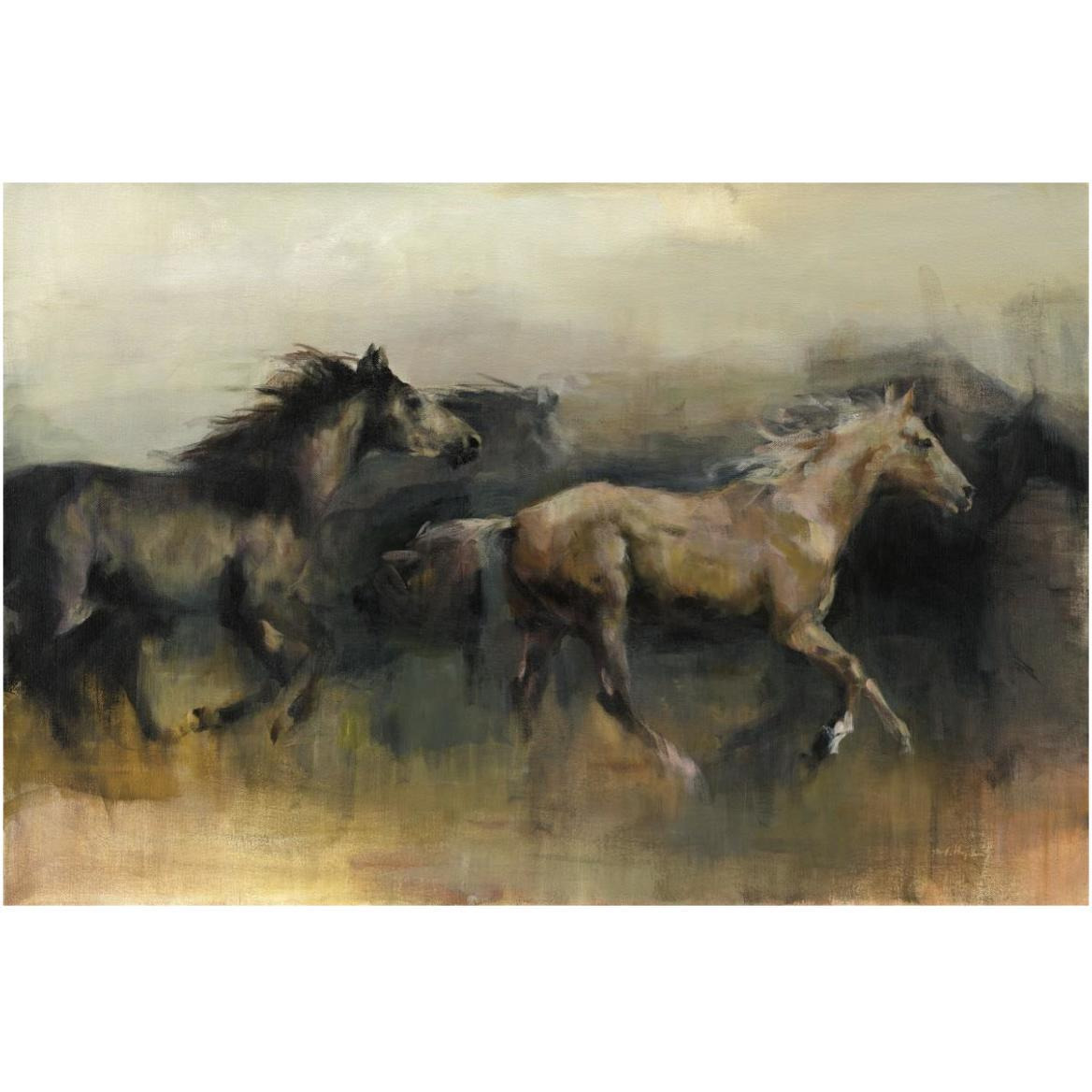 Roaming the West -Paper Art-62&quotx42"