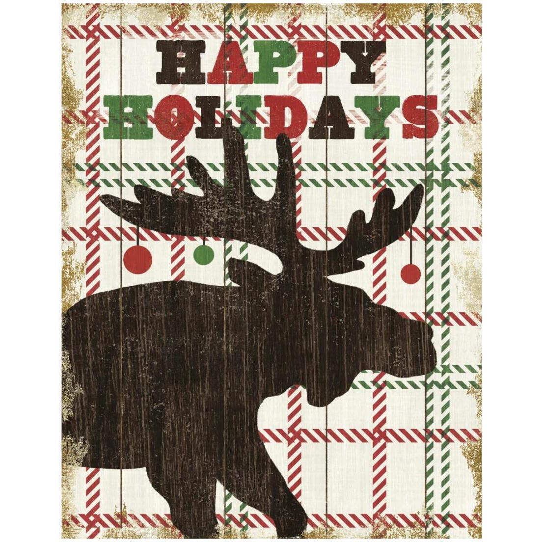 Simple Living Holiday Moose -Paper Art-18&quotx22"