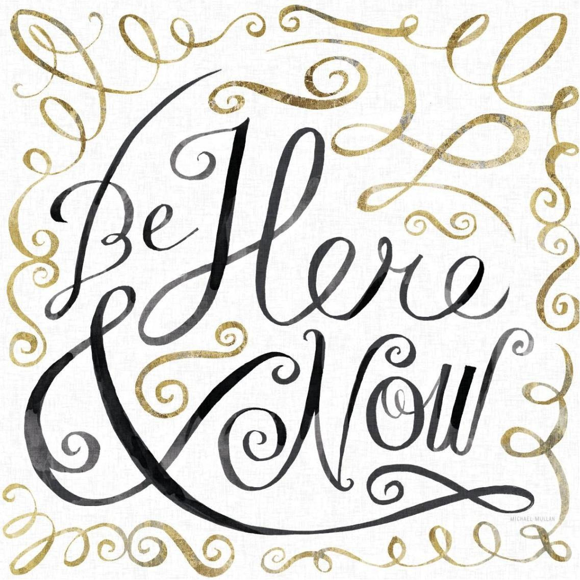 Be Here and Now -Paper Art-38&quotx38"