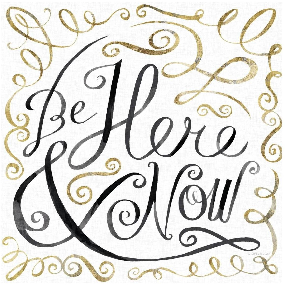 Be Here and Now -Paper Art-42&quotx42"