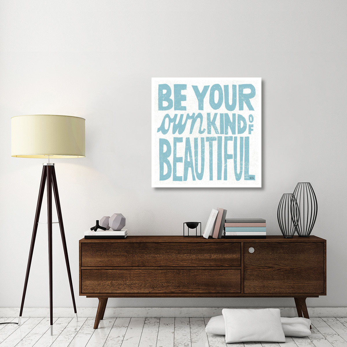 Be Your Own Kind of Beautiful -Paper Art-38&quotx38"