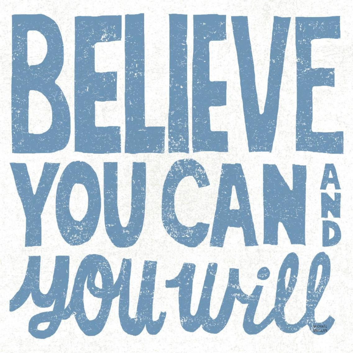 Believe You Can -Paper Art-38&quotx38"