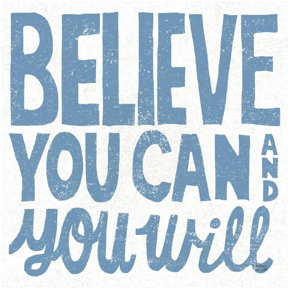 Believe You Can -Paper Art-42&quotx42"