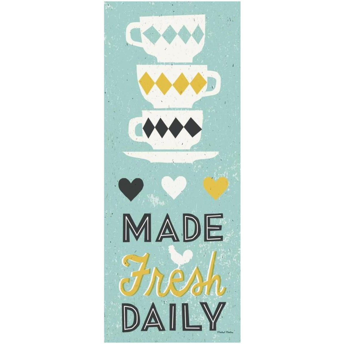 Made Fresh Daily v2 Panel -Paper Art-18&quotx42"