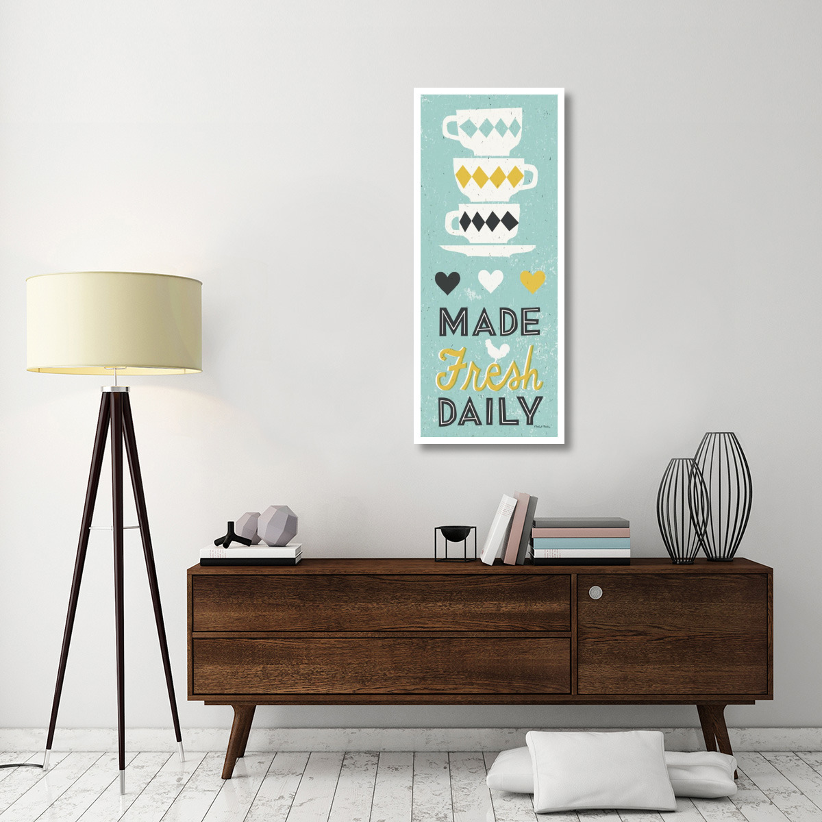 Made Fresh Daily v2 Panel -Paper Art-22&quotx52"