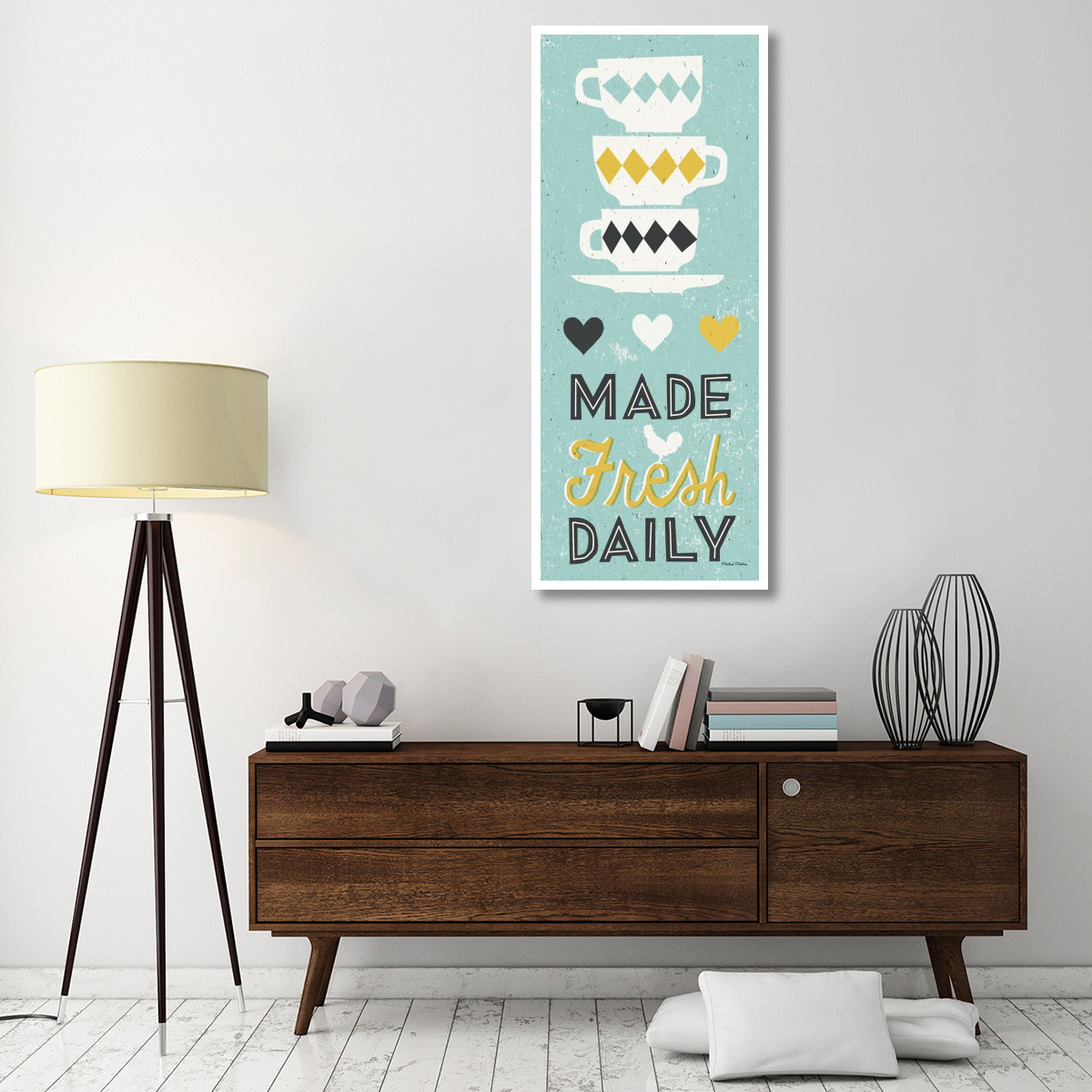 Made Fresh Daily v2 Panel -Paper Art-26&quotx62"
