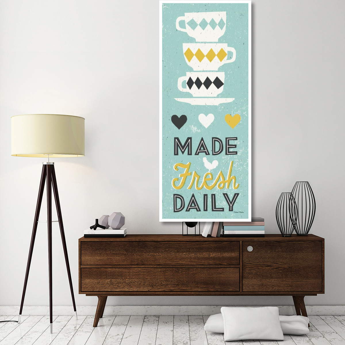 Made Fresh Daily v2 Panel -Paper Art-32&quotx77"