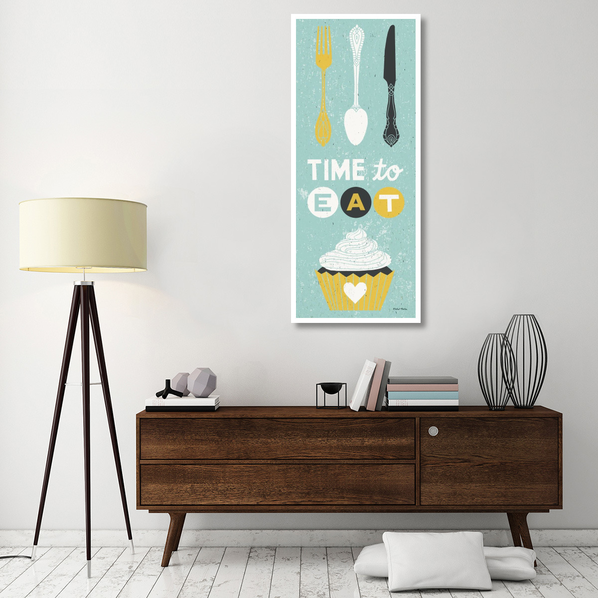 Be Your Own Kind of Beautiful Teal -Paper Art-26&quotx62"