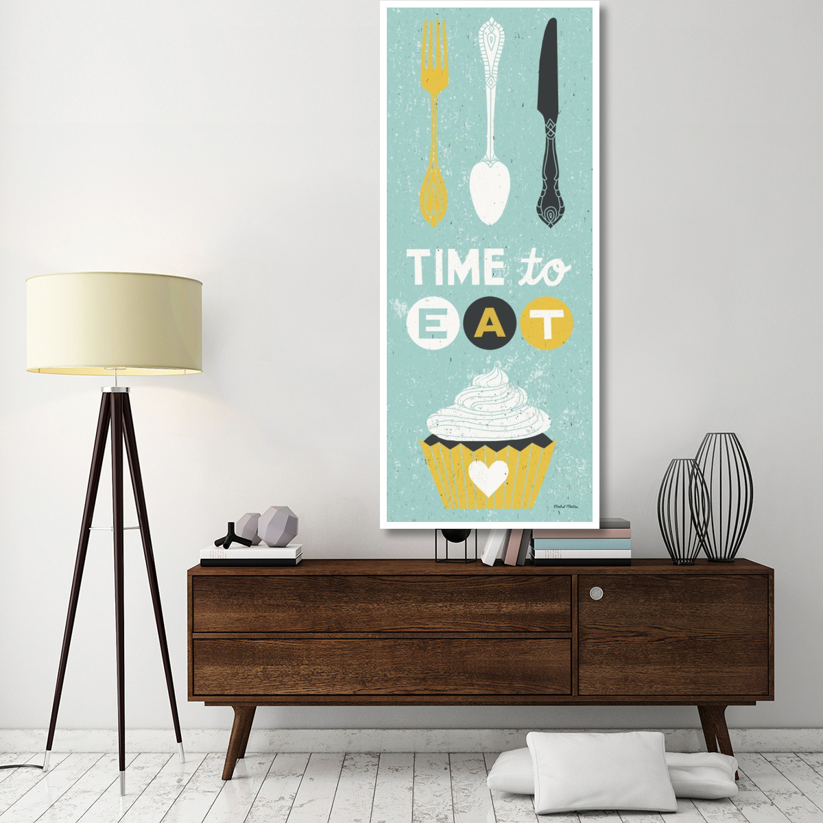 Be Your Own Kind of Beautiful Teal -Paper Art-32&quotx77"