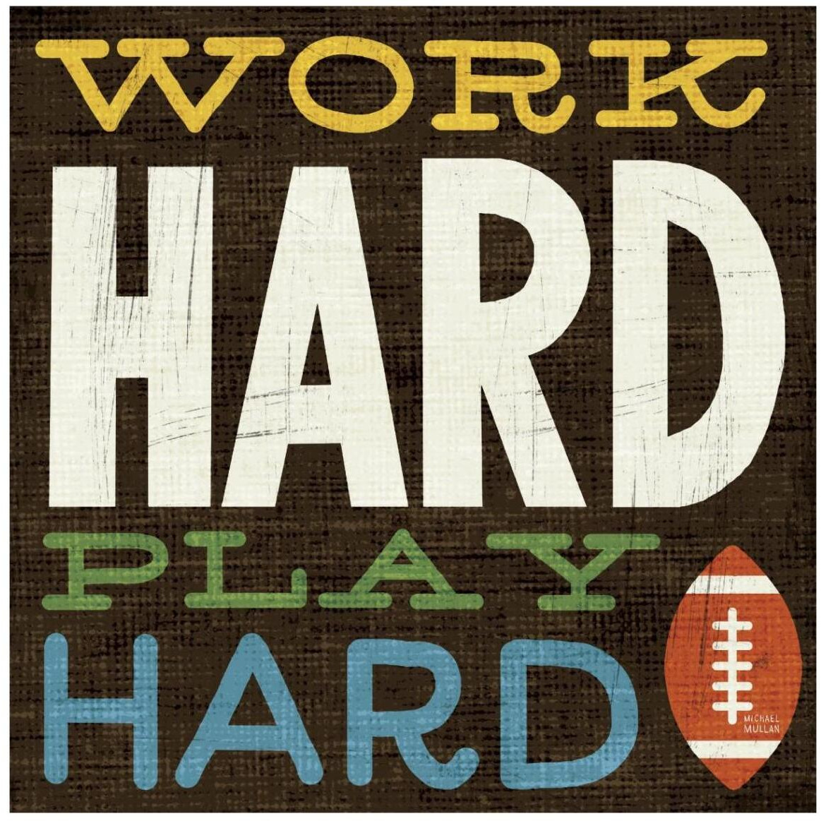 Football V -Paper Art-42&quotx42"