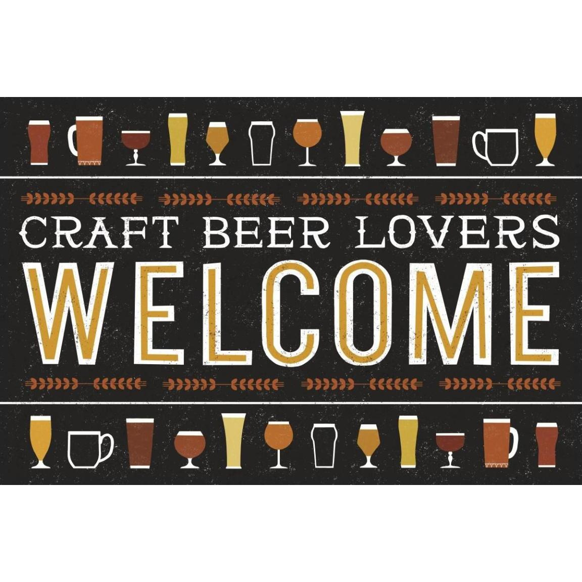 Craft Beer Welcome -Paper Art-50&quotx34"
