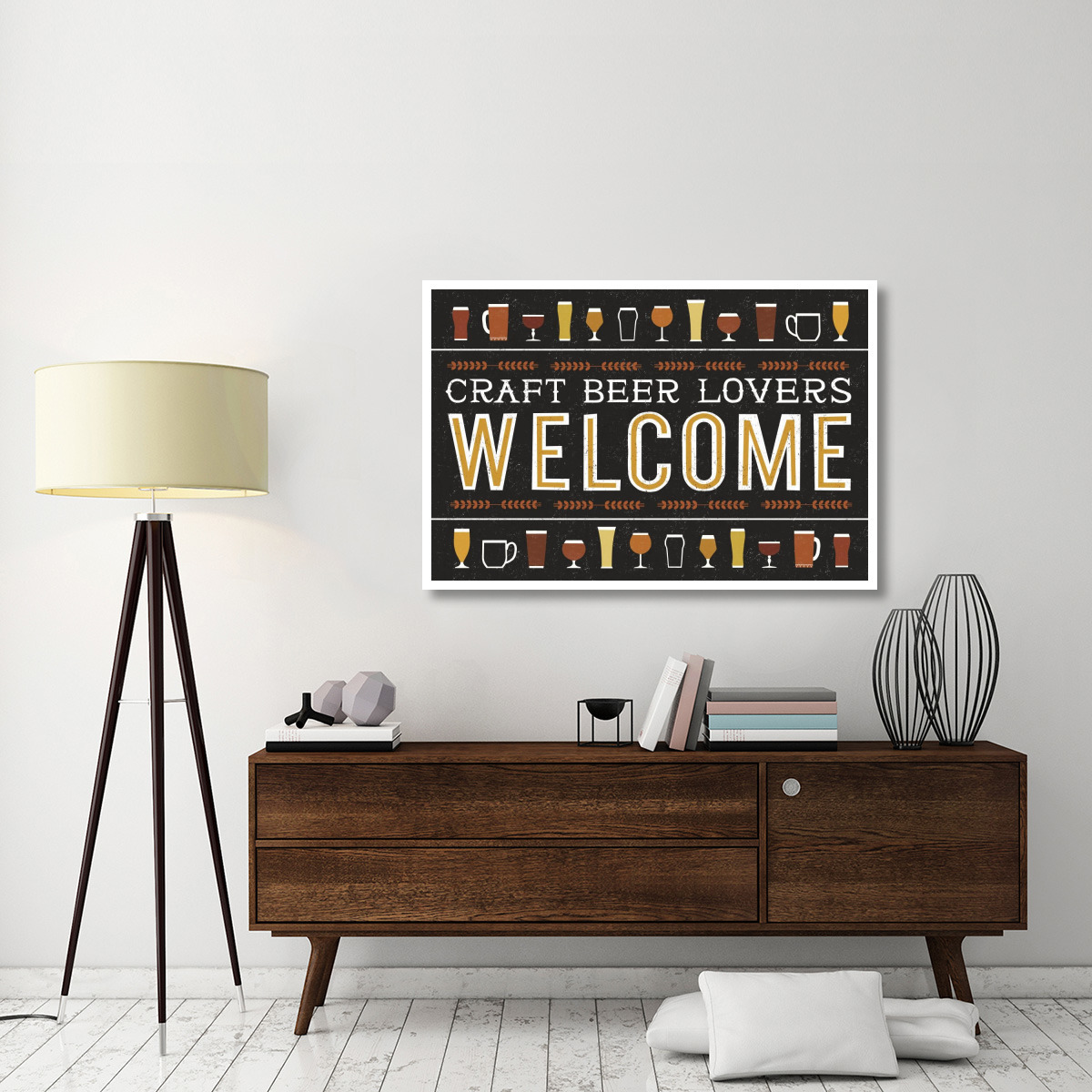 Craft Beer Welcome -Paper Art-50&quotx34"