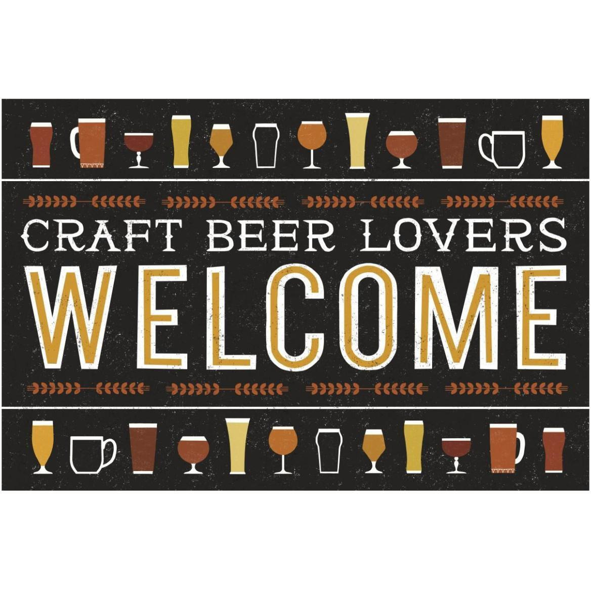 Craft Beer Welcome -Paper Art-62&quotx42"
