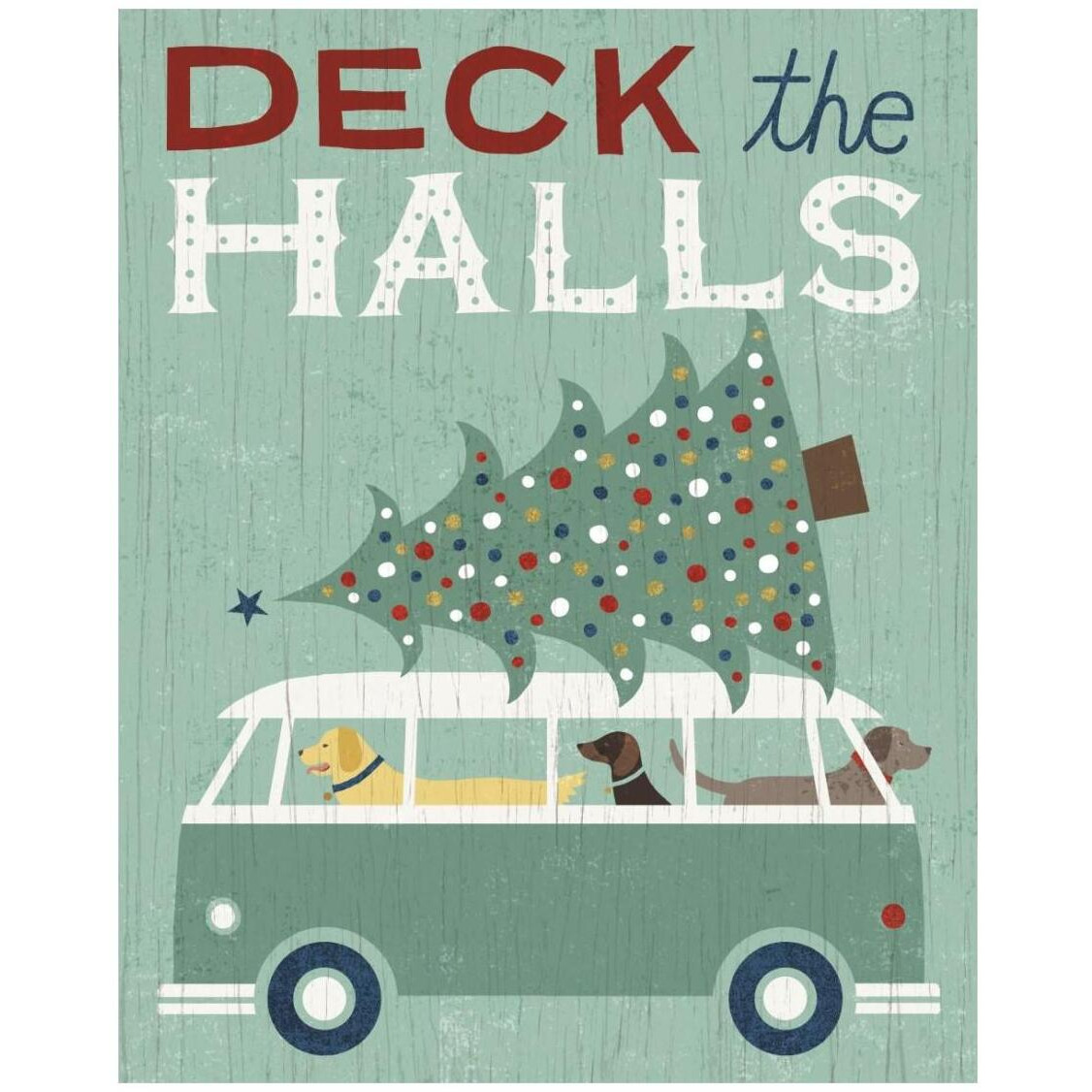 Holiday on Wheels IV -Paper Art-22&quotx26"