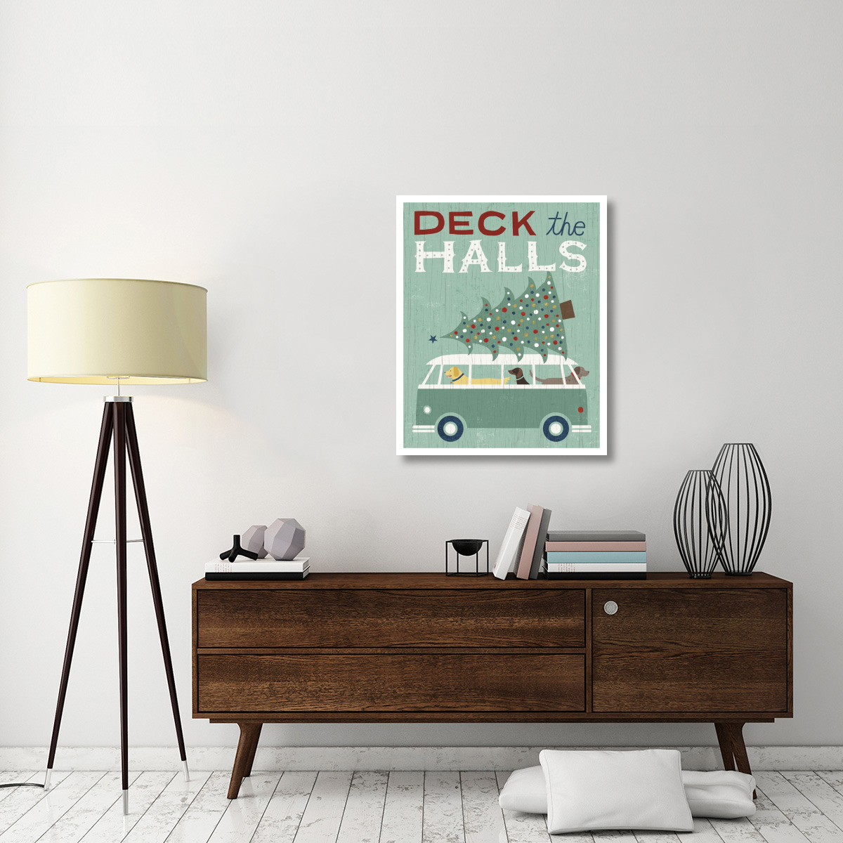 Holiday on Wheels IV -Paper Art-30&quotx37"