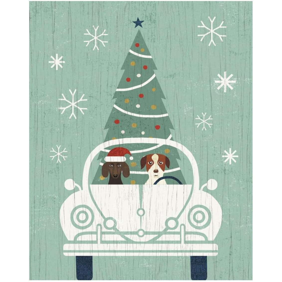 Holiday on Wheels XIII -Paper Art-24&quotx30"