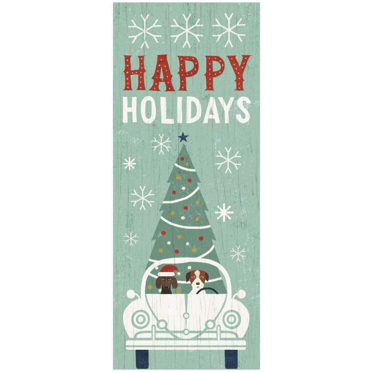 Holiday on Wheels XIII Panel -Paper Art-32&quotx77"