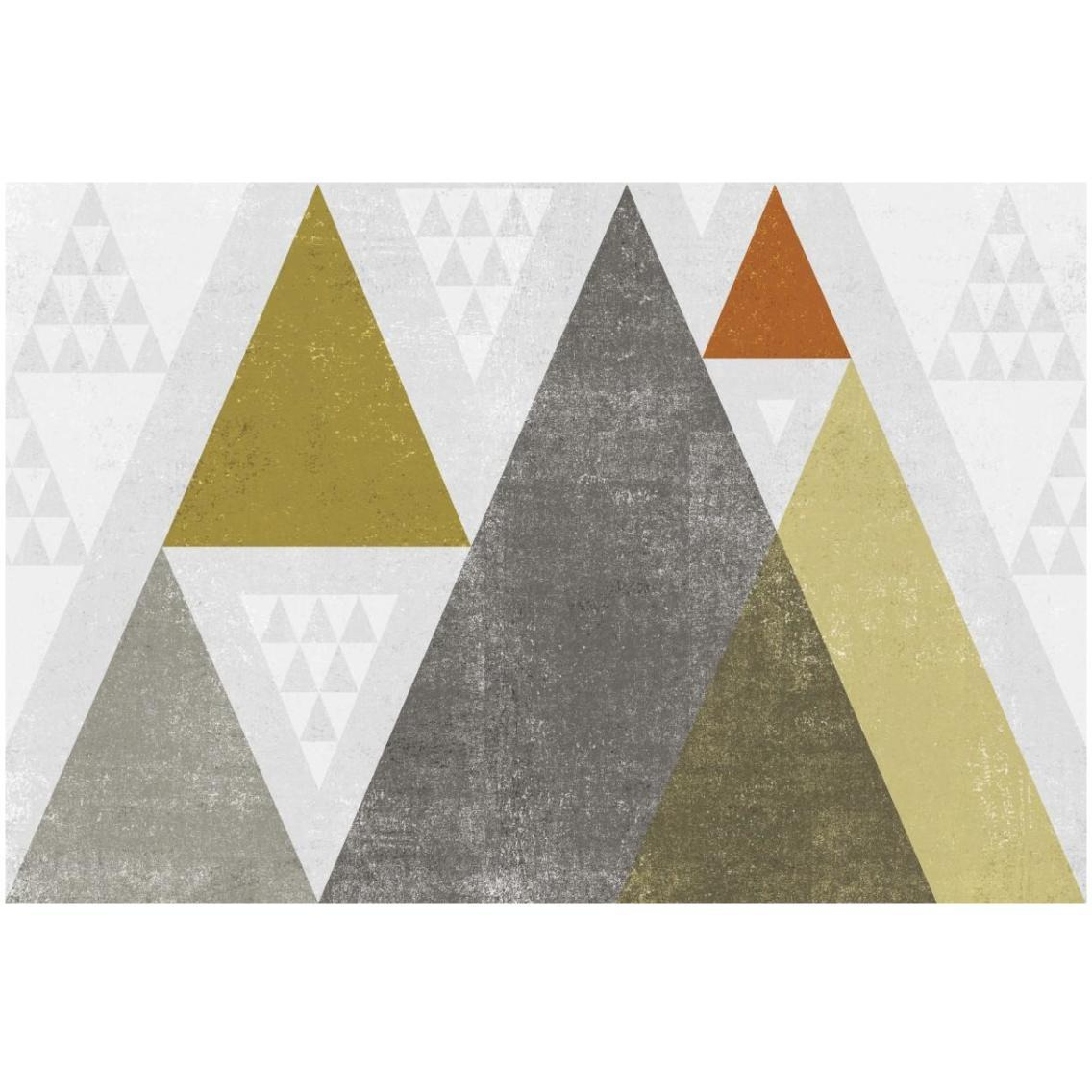 Mod Triangles I Retro -Paper Art-32&quotx22"