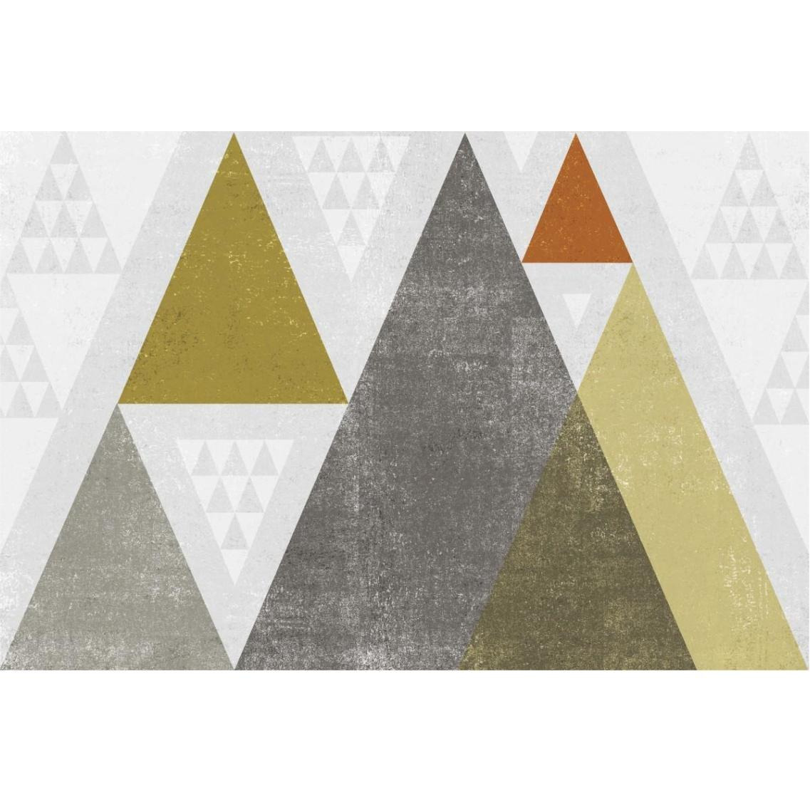 Mod Triangles I Retro -Paper Art-38&quotx26"