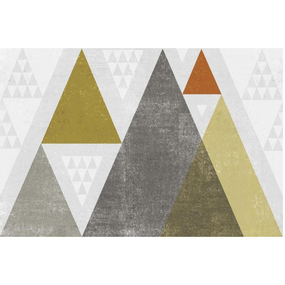 Mod Triangles I Retro -Paper Art-50&quotx34"
