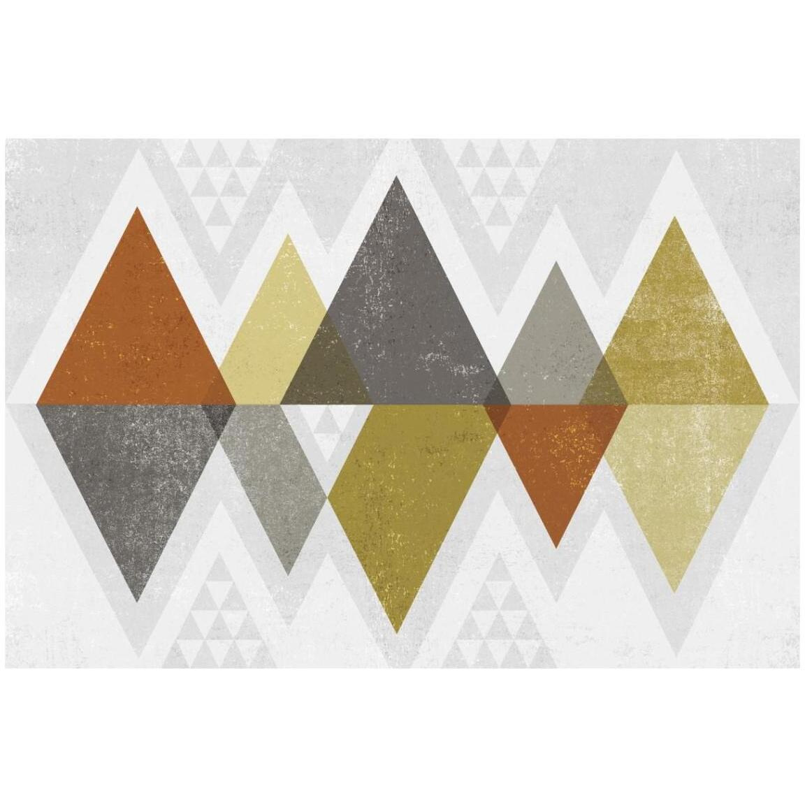 Mod Triangles II Retro -Paper Art-20&quotx14"