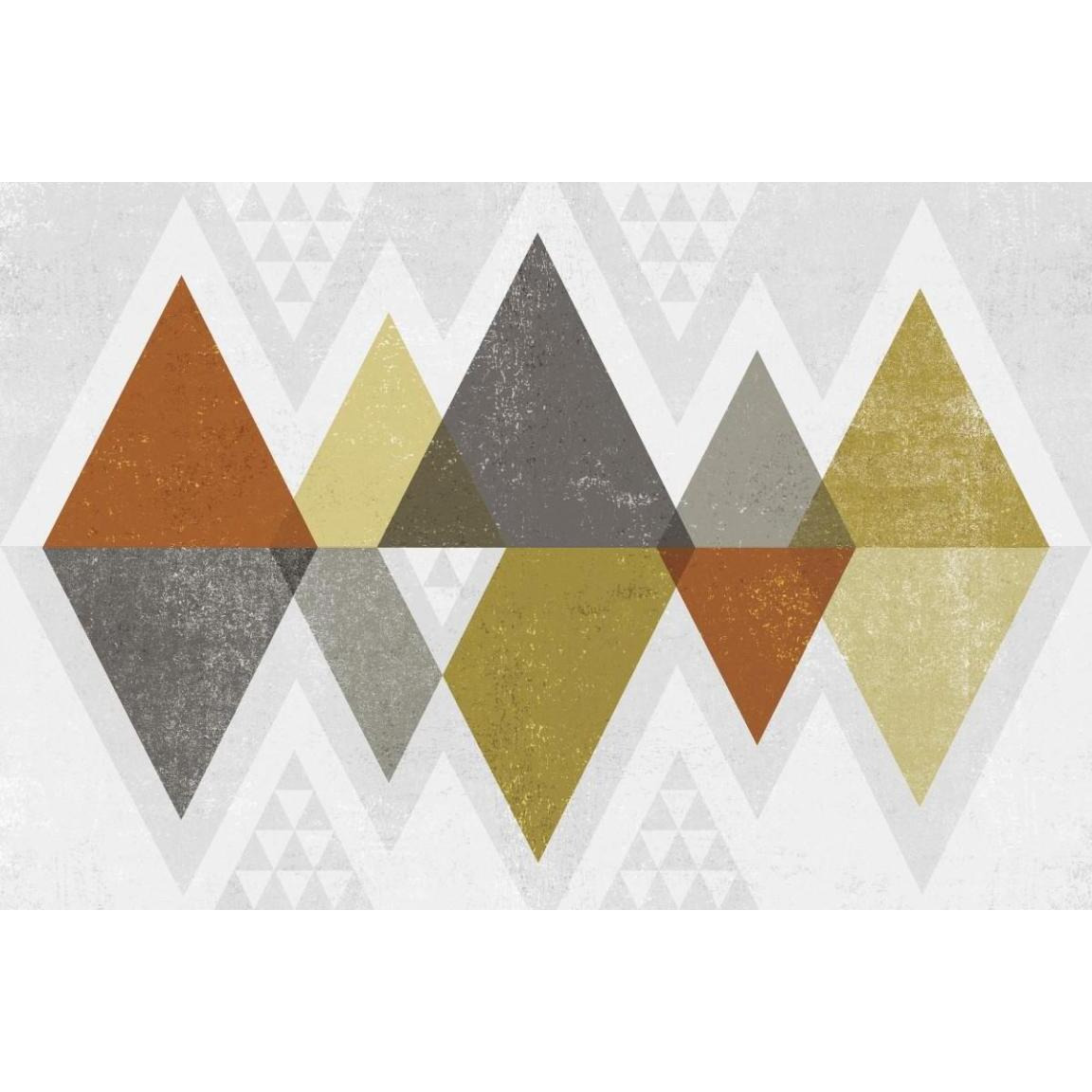 Mod Triangles II Retro -Paper Art-50&quotx34"