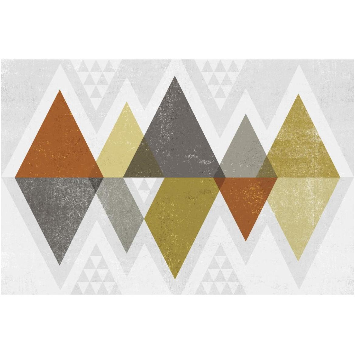 Mod Triangles II Retro -Paper Art-62&quotx42"